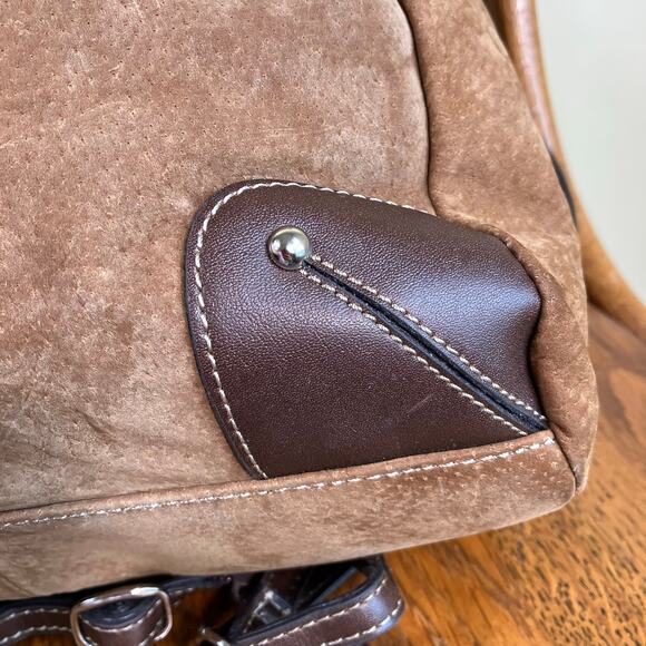 Wilsons Leather Y2K Retro Suede Sling Shoulder Bag Small Convertible Backpack main image 13